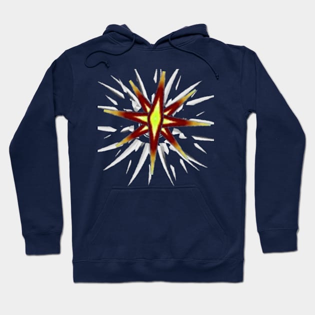 beautyful star art design. Hoodie by Dilhani